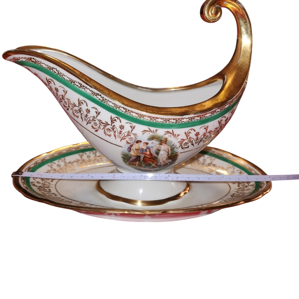 VICTORIA CZECHOSLOVAKIA HAND DECORATED 24 KT